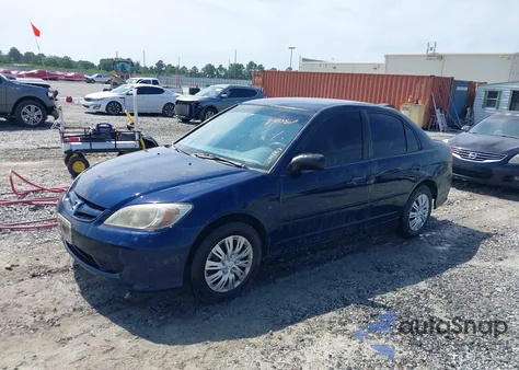 2004 Honda Civic Lx from USA, damaged, VIN 2HGES16564H617818